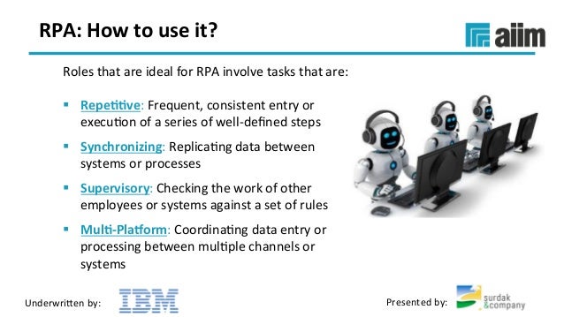 robotic process automation slideshare