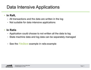 Apache Ratis - In Search of a Usable Raft Library Slide 11