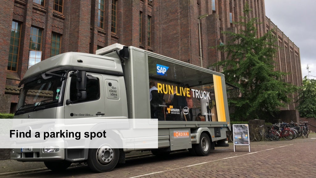 SAP Run Live Truck SAP Cloud Platform use cases