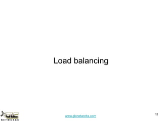 www.glcnetworks.com
Load balancing
11
 