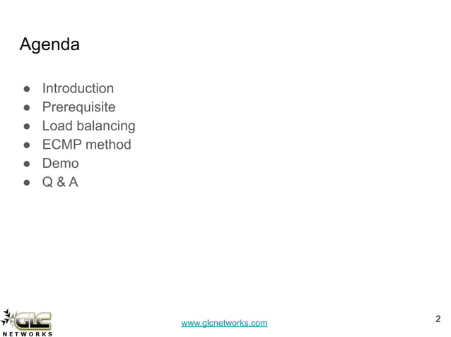 ISP Load Balancing with Mikrotik ECMP | PPT