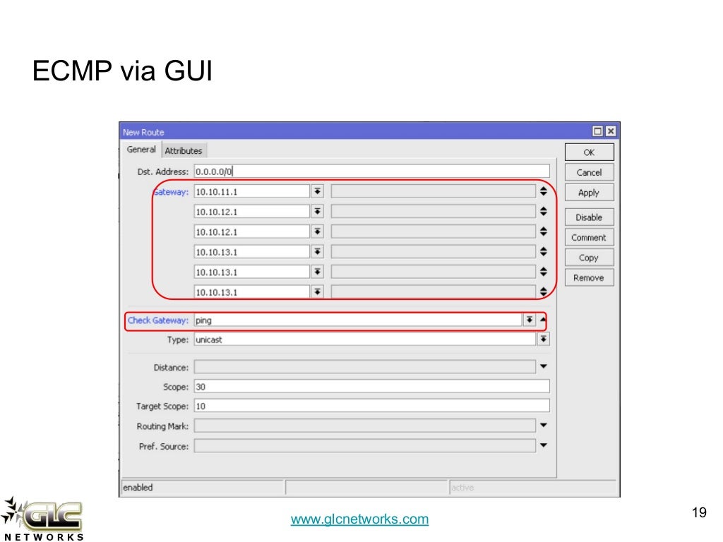 ISP Load Balancing with Mikrotik ECMP
