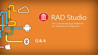 EMBARCADERO TECHNOLOGIES
Q & A
 