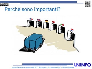 Norme Tecniche nel settore della DLT / Blockchain – 22 novembre 2017 – Mimmo Squillace
Perchè sono importanti?
 
