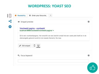 WORDPRESS: YOAST SEO
 