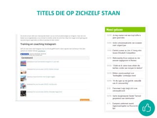 TITELS DIE OP ZICHZELF STAAN
 