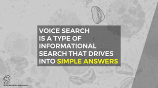 Should SEOs be afraid of voice Search? European seo night by oncrawl