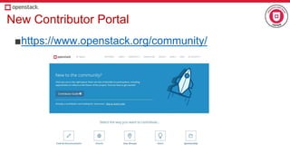 New Contributor Portal
■https://www.openstack.org/community/
 
