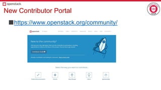 New Contributor Portal
■https://www.openstack.org/community/
 