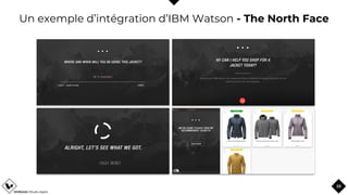 23
WEBQAM //Studio digital
Un exemple d’intégration d’IBM Watson - The North Face
 