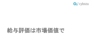 給与評価は市場価値で
 