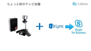 ちょっと前のテレビ会議
 