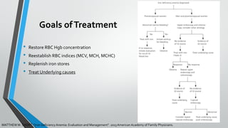 Treatment of Iron Deficiency Anemia in Adults | PDF