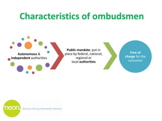 Consumer protection in the EU & the role of energy ombudsmen | PPTX