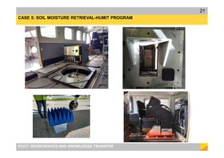PROPOSTA (1/2)
27/04/2017 Centre de Suport Territorial / TrempPCOT: GEOSCIENCES AND KNOWLEDGE TRANSFER
21
CASE 5: SOIL MOISTURE RETRIEVAL-HUMIT PROGRAM
 