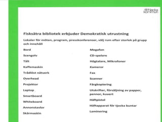 Framtidens bibliotek etc