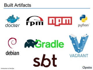 Introduction to DevOps
Built Artifacts
 