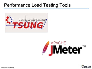 Introduction to DevOps
Performance Load Testing Tools
 
