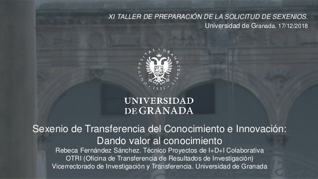 Taller De Preparacion De La Solicitud De Sexenios Sexenio De Transfe