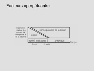 Facteurs «perpétuants»
 