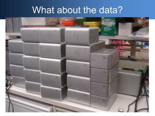 What about the data?
 