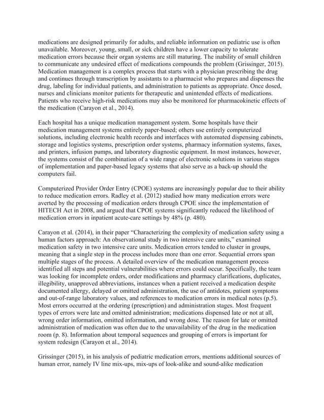 Addressing pediatric medication errors in ed setting utilizing