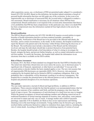 Hipaa Guidelines.pdf Handling a high-risk HIPAA Breach | PDF