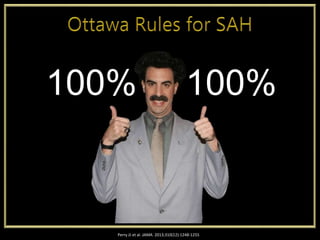 Perry JJ et al. JAMA. 2013;310(12):1248-1255
100% 100%
 