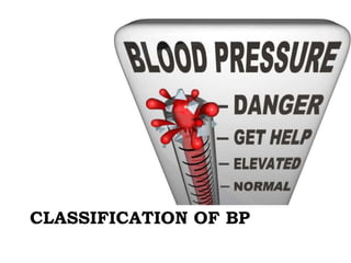 CLASSIFICATION OF BP
 