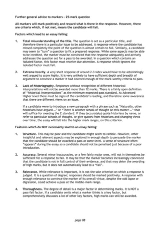Photo inspiration: Picture Idea: Advanced Higher History Exam 2017 Marking Instructions