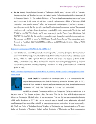 2017 How to write Author Biography for Journal | PDF