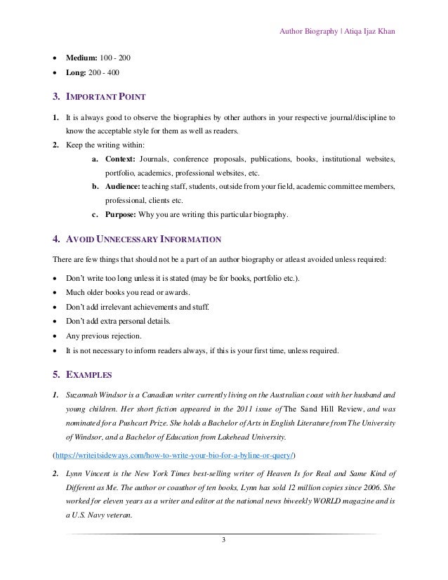 journal how for biography to write for to Journal write How Author 2017 Biography