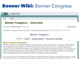 Bonner Wiki: Bonner Congress
 
