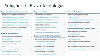 Soluções da Bravo Tecnologia
 