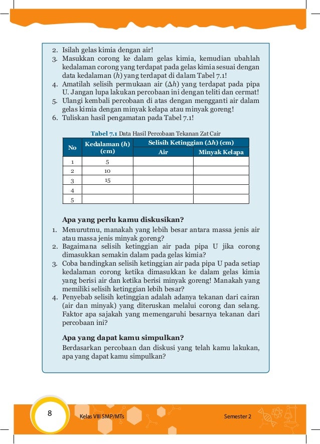 Materi ipa terpadu kelas 8 semester 2