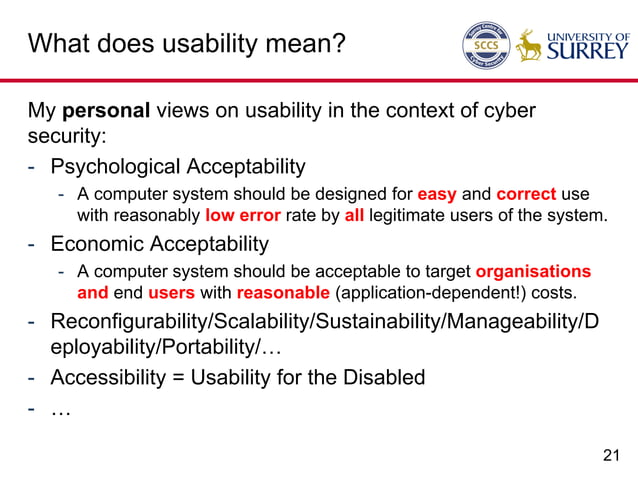 Human Factors in Cyber Security: User authentication as a use case ...
