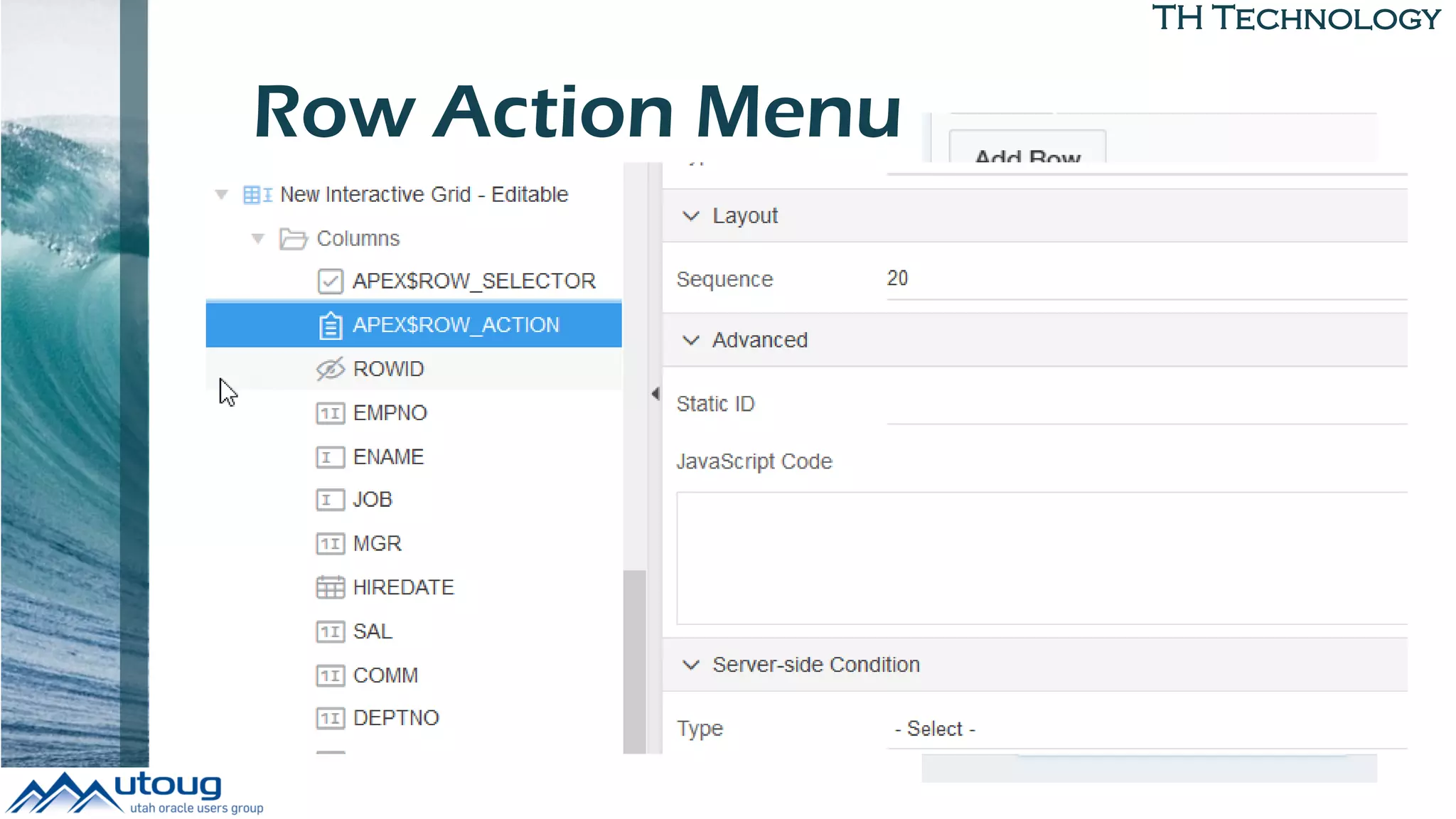 TH Technology
Row Action Menu
 