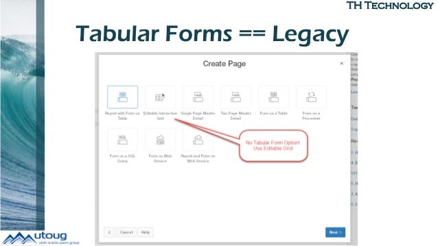 going to the grid tabular form edition oracle apex editable interac tabular forms
