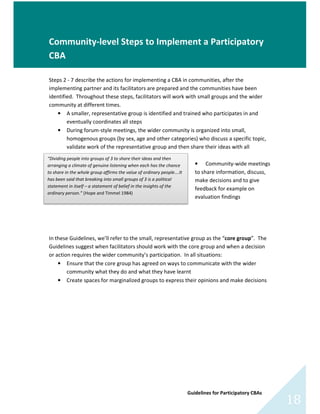 Community based approaches guidelines 2017 | PDF