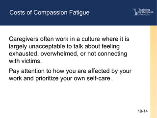 2017 compassion fatigue and self care | PPTX