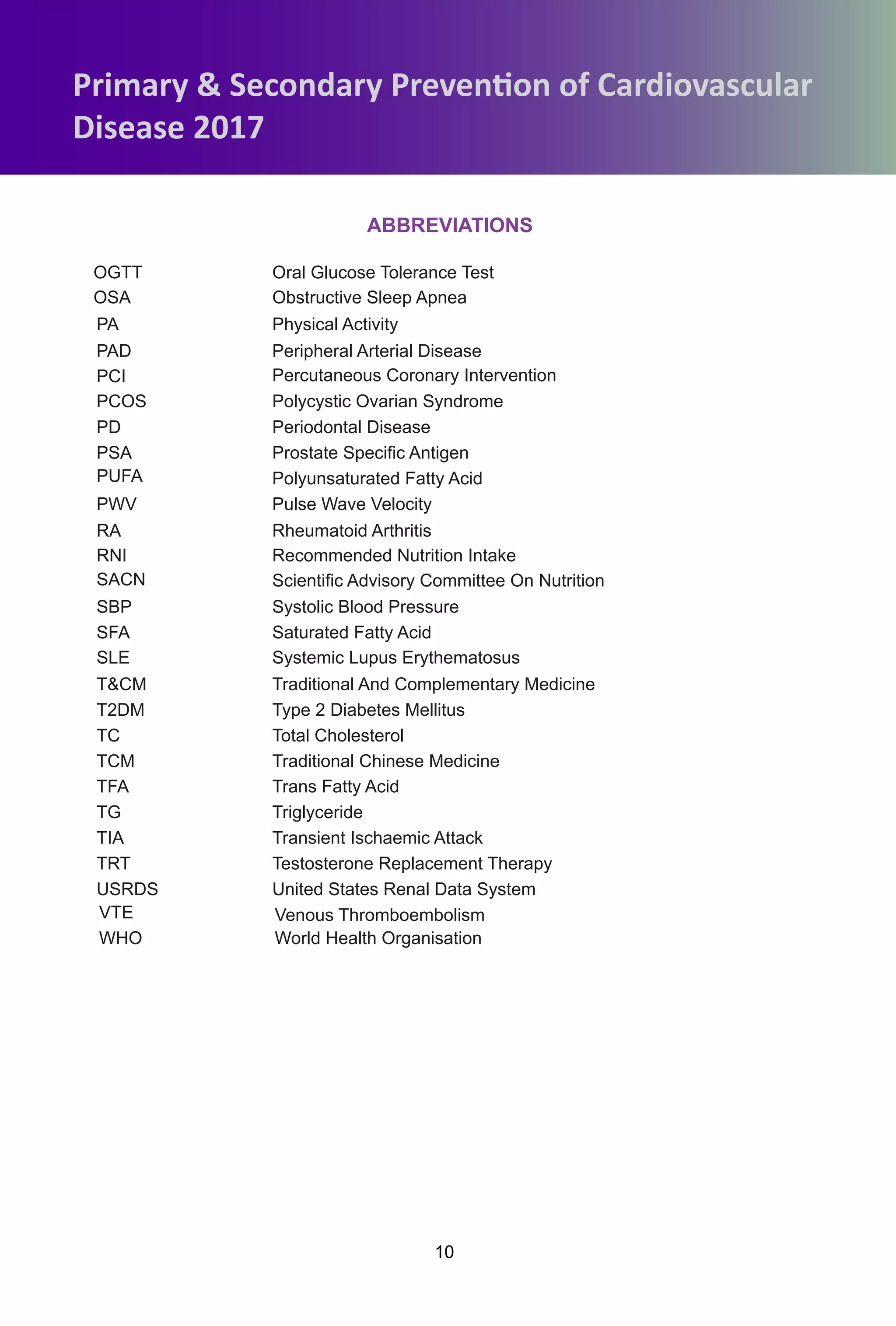 Prevent Guidelines.pdf 2017 cpg secondary and primary prevention guideline (1) | PDF