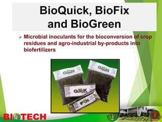 Biofertilizer Technologies For Sustainable Agriculture and Its other ...