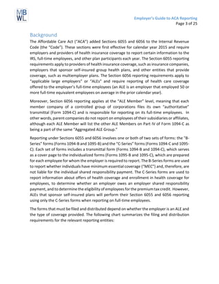 17 Employer S Guide To Aca Reporting Updated For Irs Extension