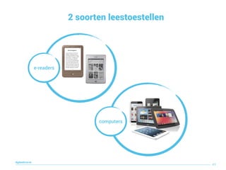 49
digitaallezen.be
e-readers
computers
2 soorten leestoestellen
 
