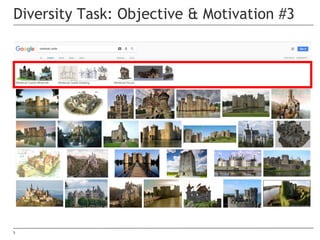 5
Diversity Task: Objective & Motivation #3
 