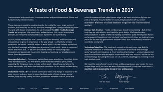WHAT’S ON THE MENU IN 2017: Global Food and Beverage Trends | PDF