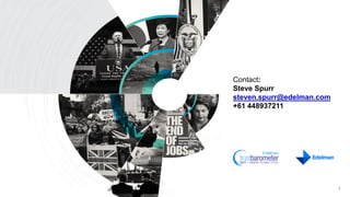 Contact:
Steve Spurr
steven.spurr@edelman.com
+61 448937211
1
 