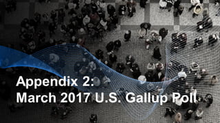 Appendix 2:
March 2017 U.S. Gallup Poll
 
