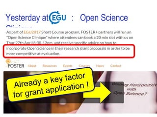 Yesterday at : Open Science
Clinique
 