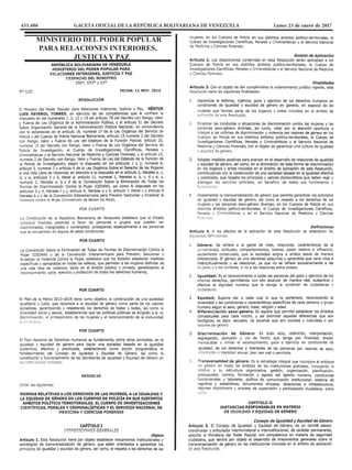 433.486 GACETA OFICIAL DE LA REPÚBLICA BOLIVARIANA DE VENEZUELA		 Lunes 23 de enero de 2017
MINISTERIO DEL PODER POPULAR
PARA RELACIONES INTERIORES,
JUSTICIA Y PAZ
 